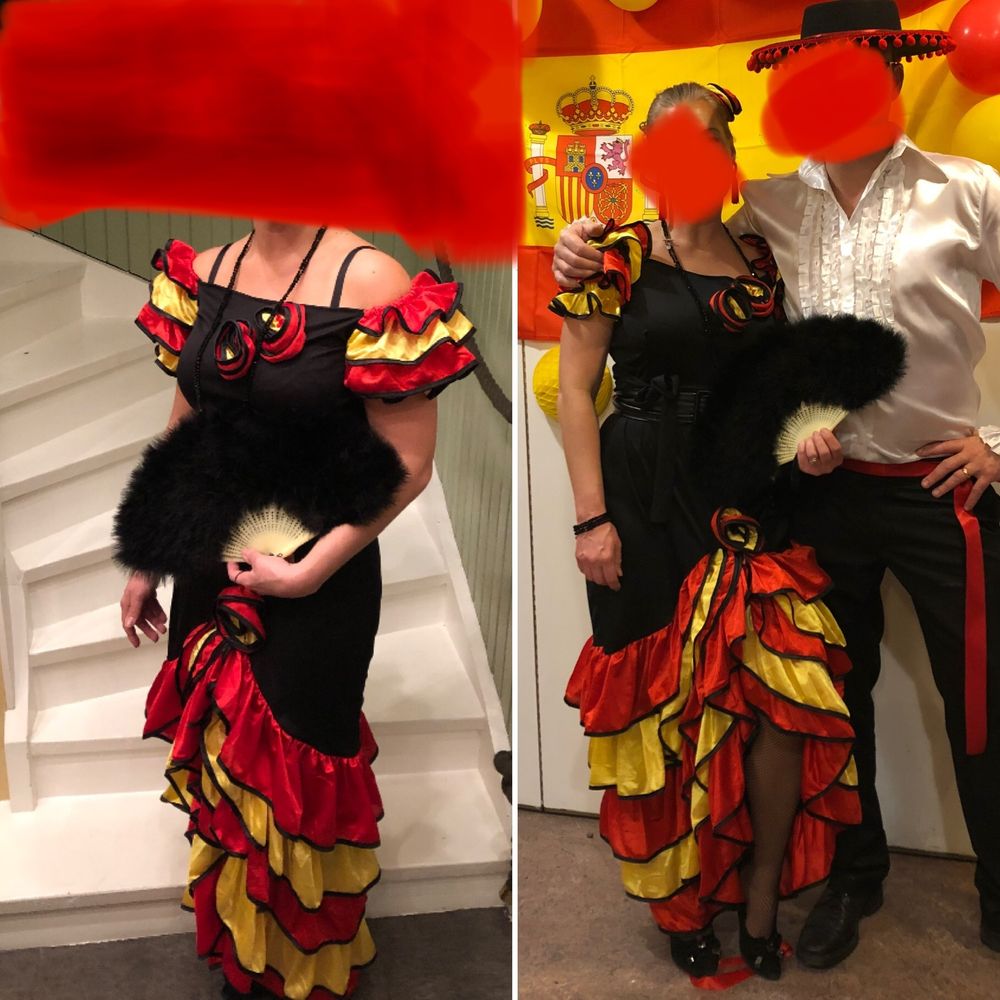 Flamenco Mekko Naamiaisasu