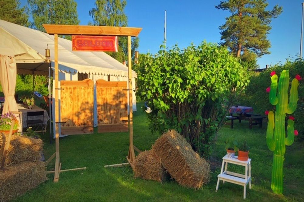 Saloonskilt i Pap