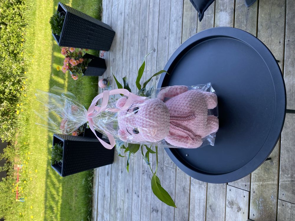 Satinbånd Lyserødt