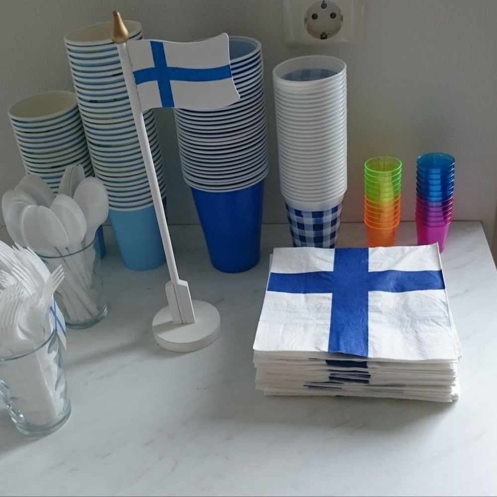 Servietter Finsk Flagg