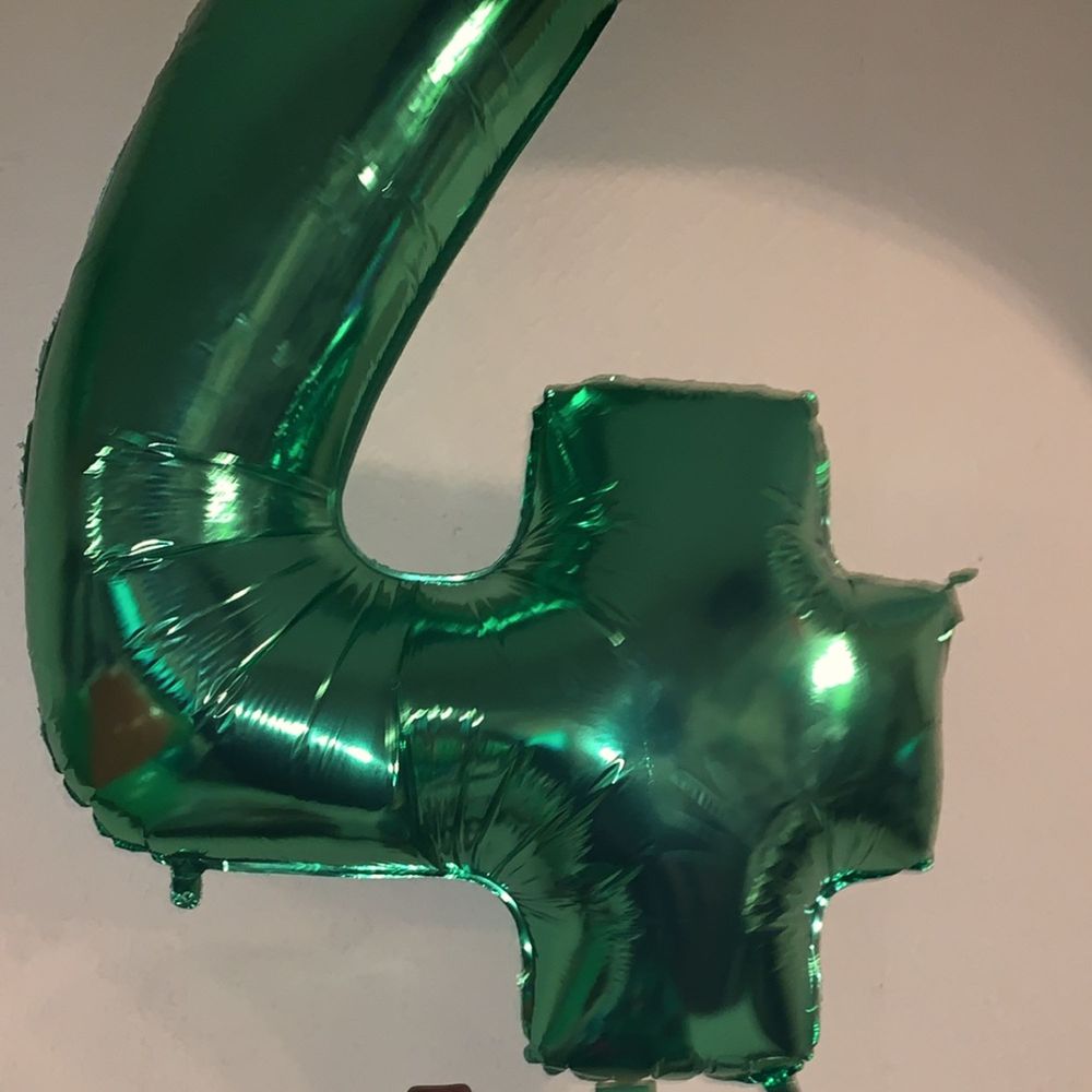 Talballon Grøn Metallic