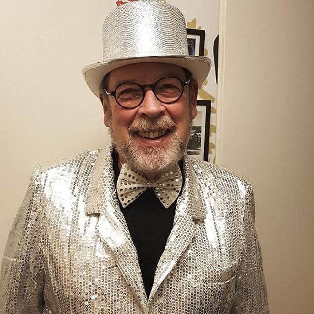 Silverfärgad Kostymjacka