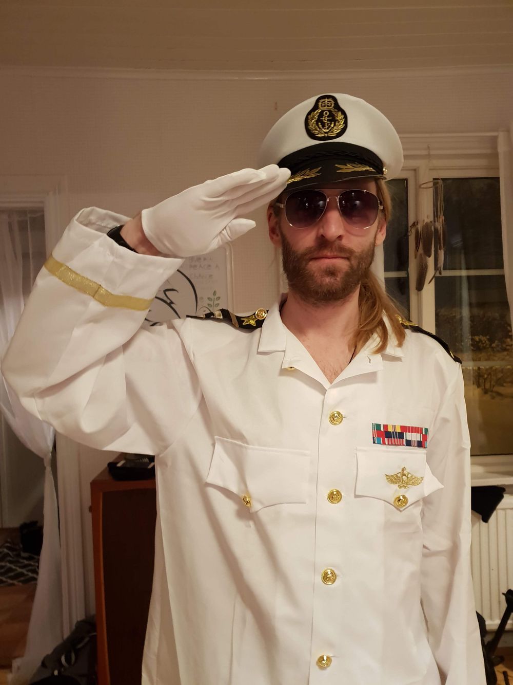 Sjökapten Maskeraddräkt