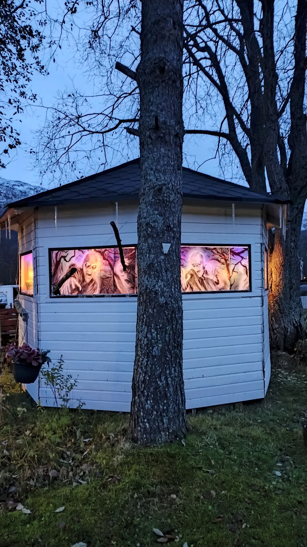 Skremmende Gjenferd Vindusdekorasjon