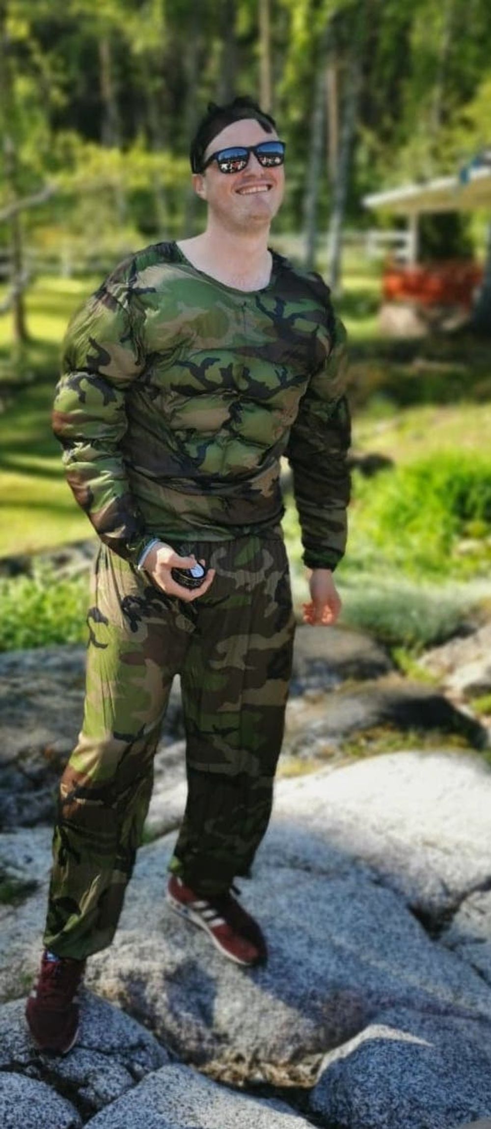 Soldat med Muskler Kostyme