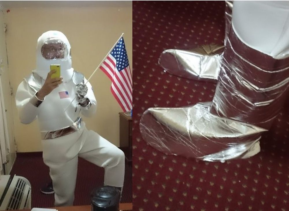 Spaceman Maskeraddräkt