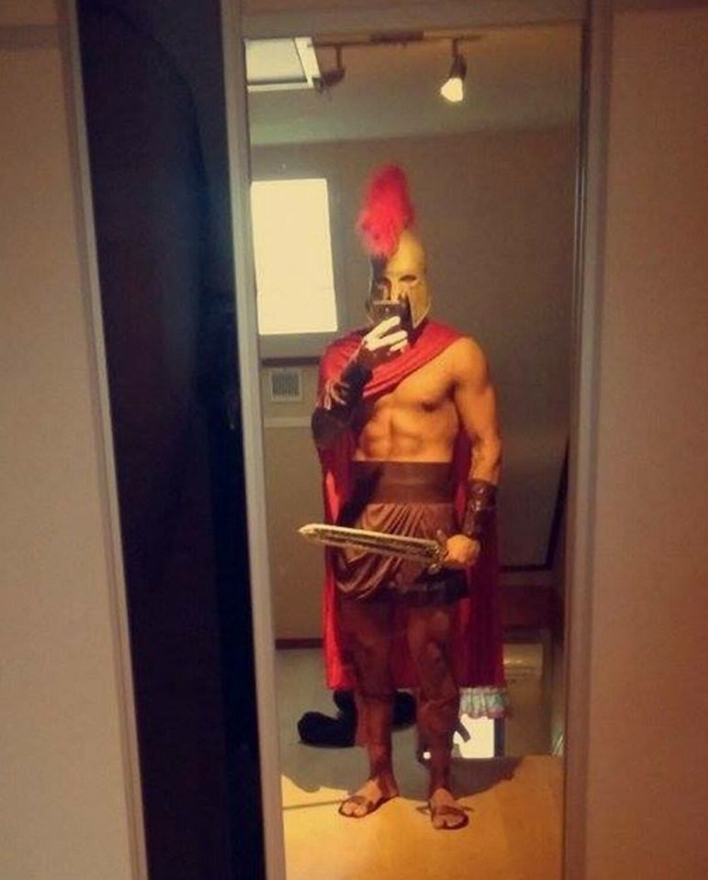 Spartansk Kriger Budgetdragt