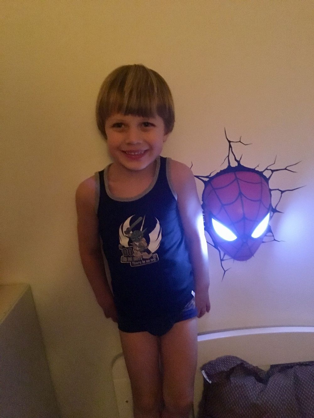 Spiderman 3D Vegglampe