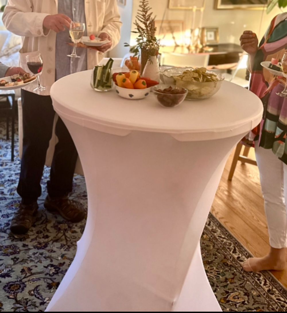 Ståbordstrekk Hvit
