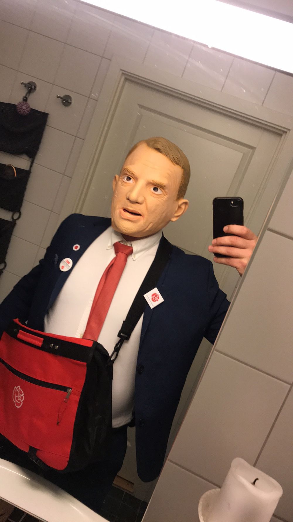 Stefan Löfven Lateksmaske