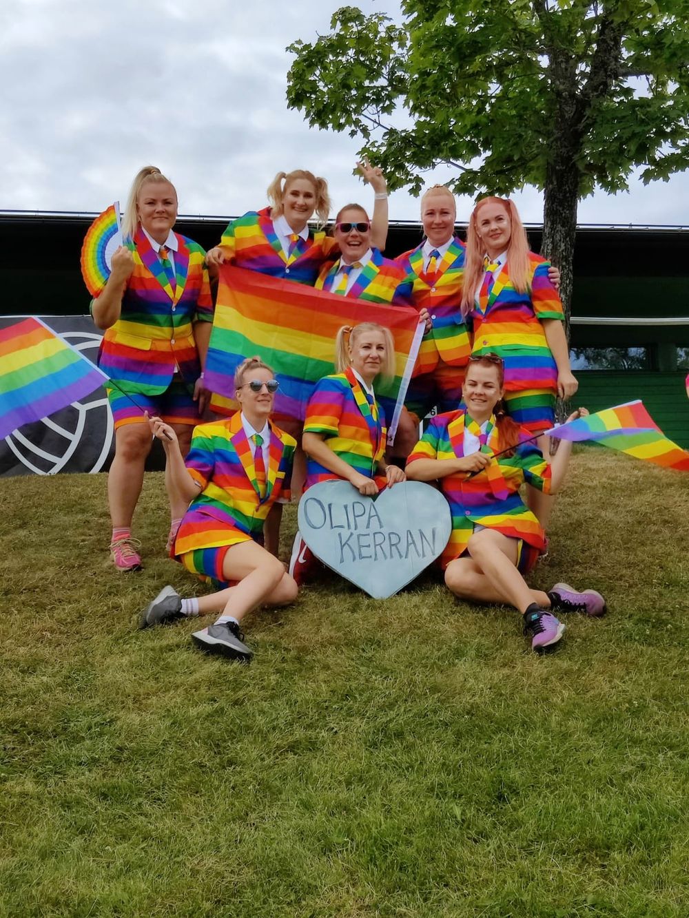 Suitmeister Rainbow Shorts Dress