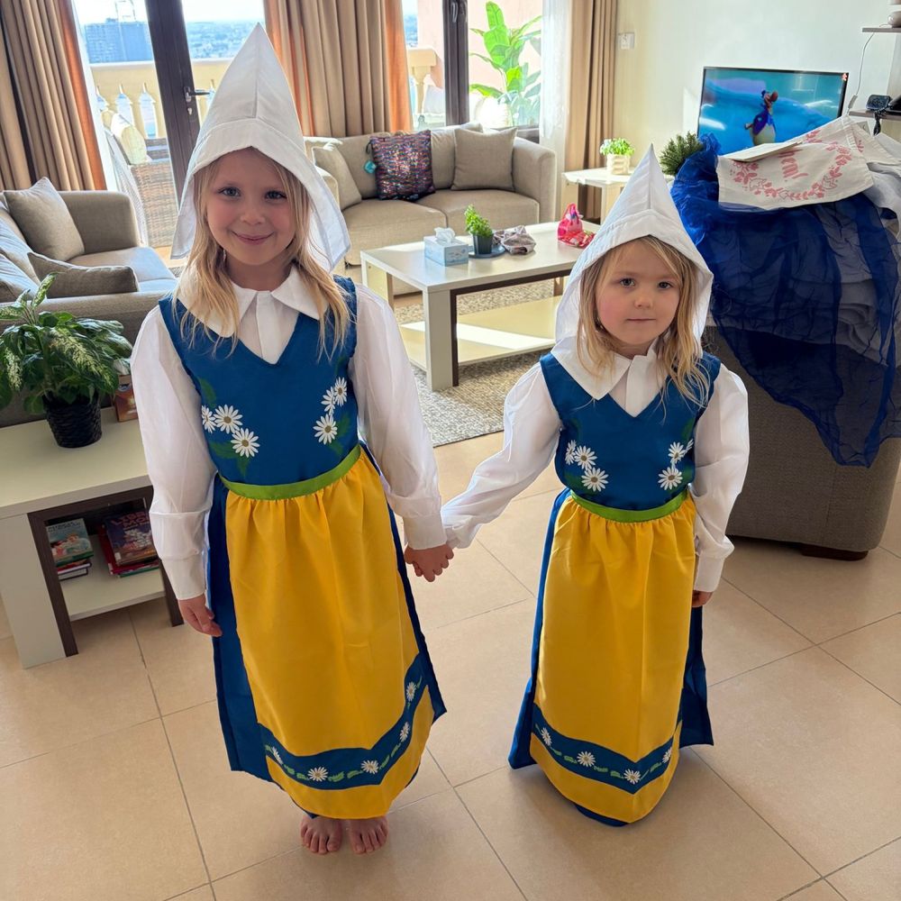 Sverigedräkt Barn Maskeraddräkt