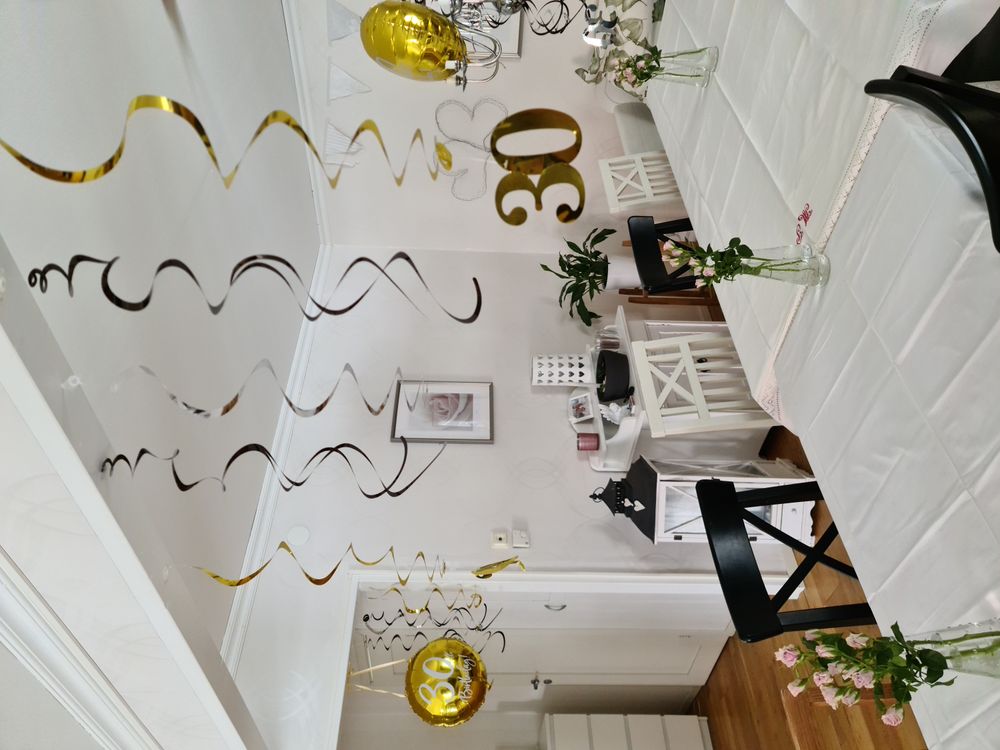 Swirls 30 Guld/Sølv Hængende Dekoration