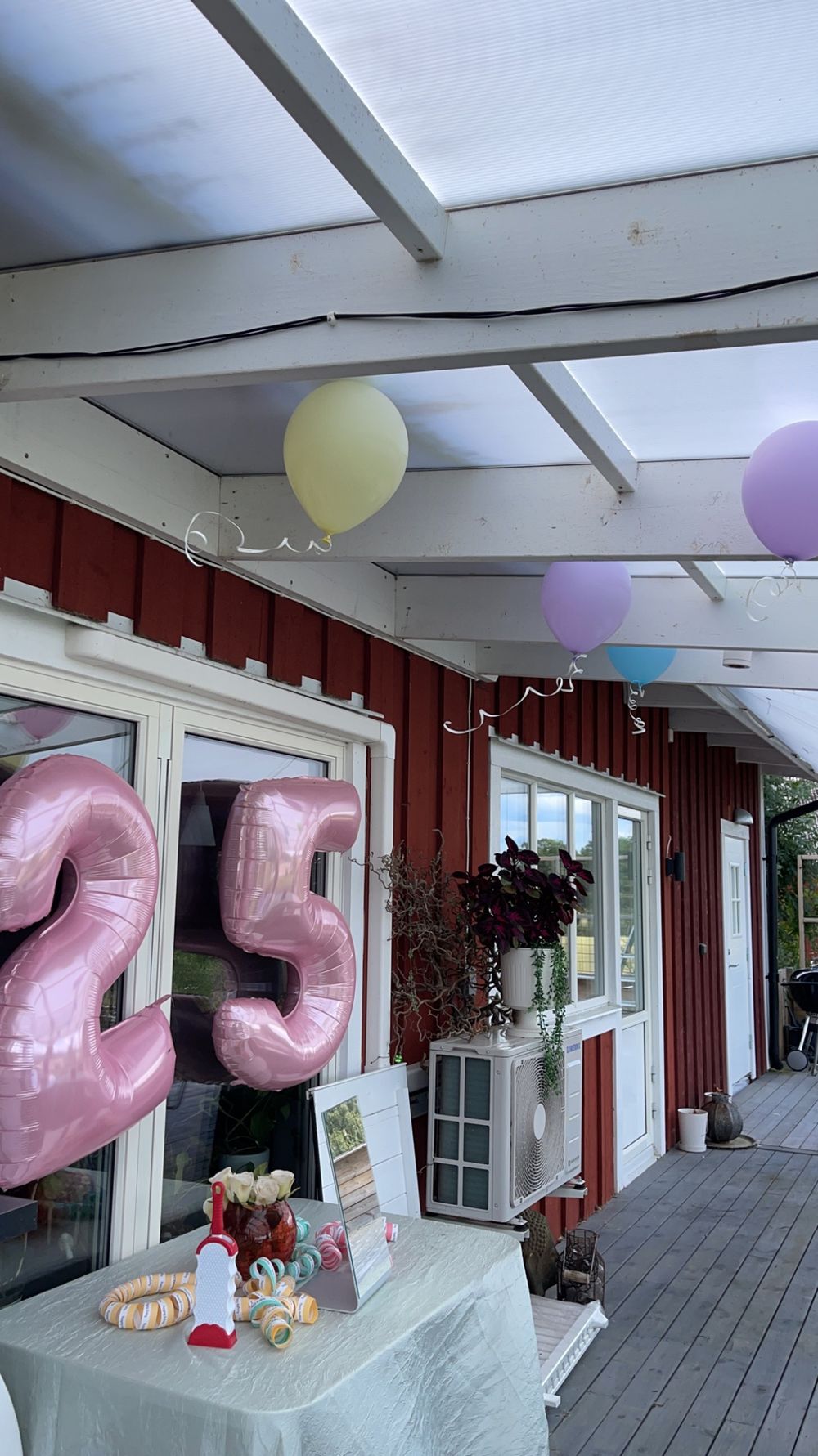 Ballongsett Tak Pastell