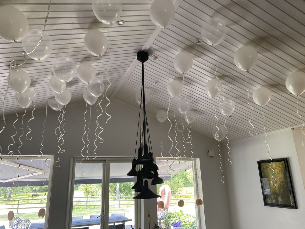 Loftballoner Hvid