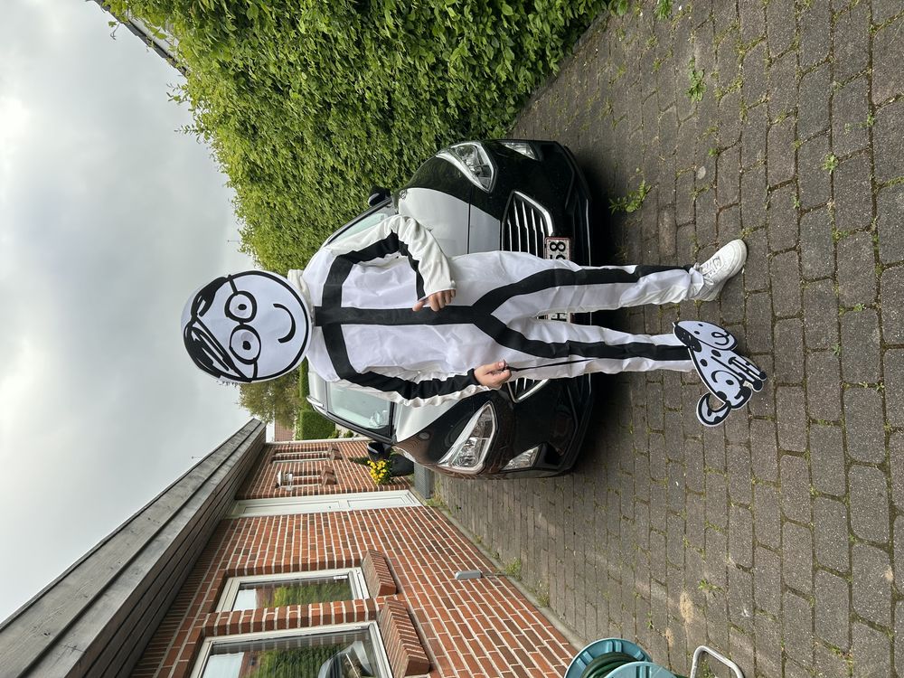 Tændstikmand Kostume