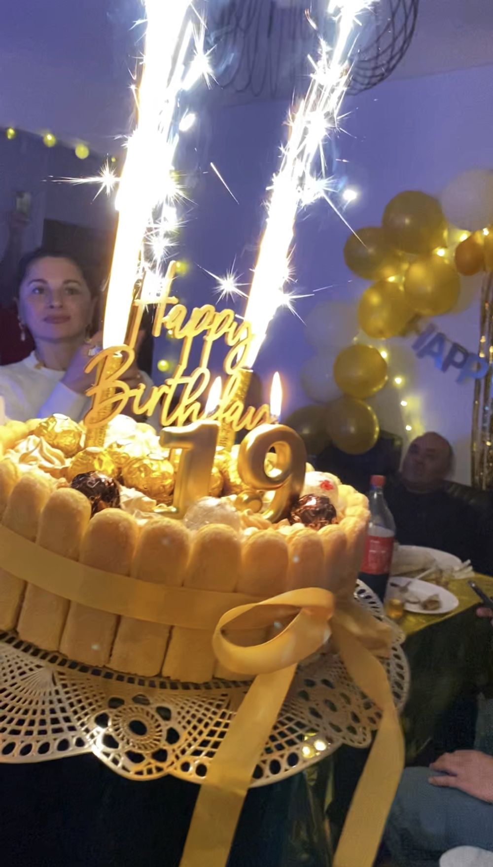 Kakkukynttilät Numerot Kultainen
