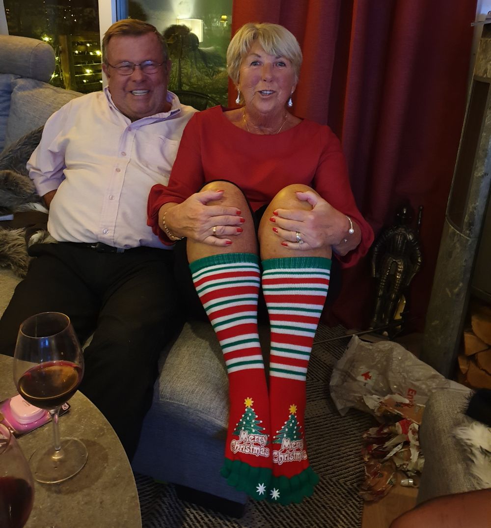 Tåsokker med Julemotiv