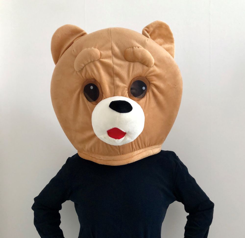 Teddybjørn Kjempemaske