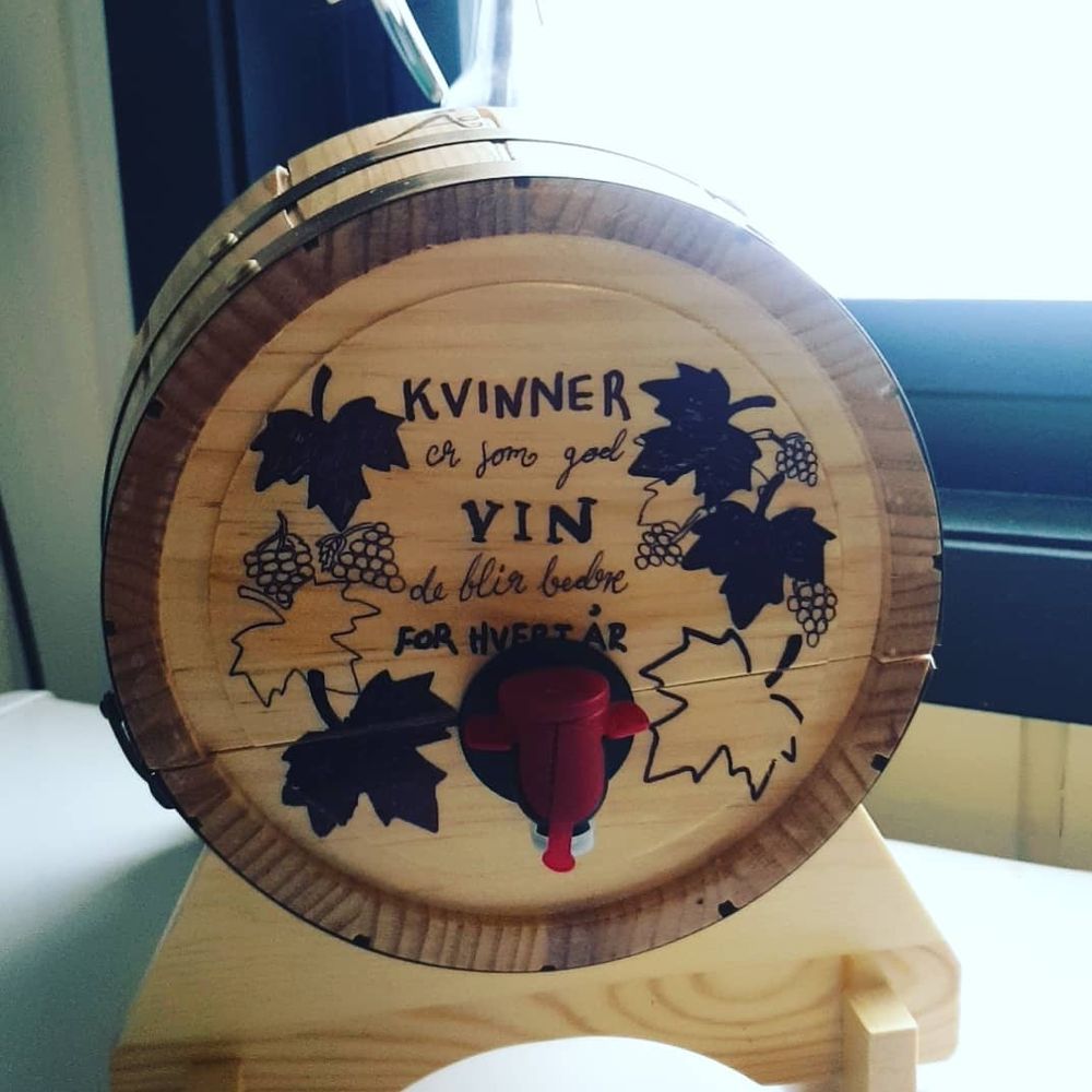Tretønne for Vin