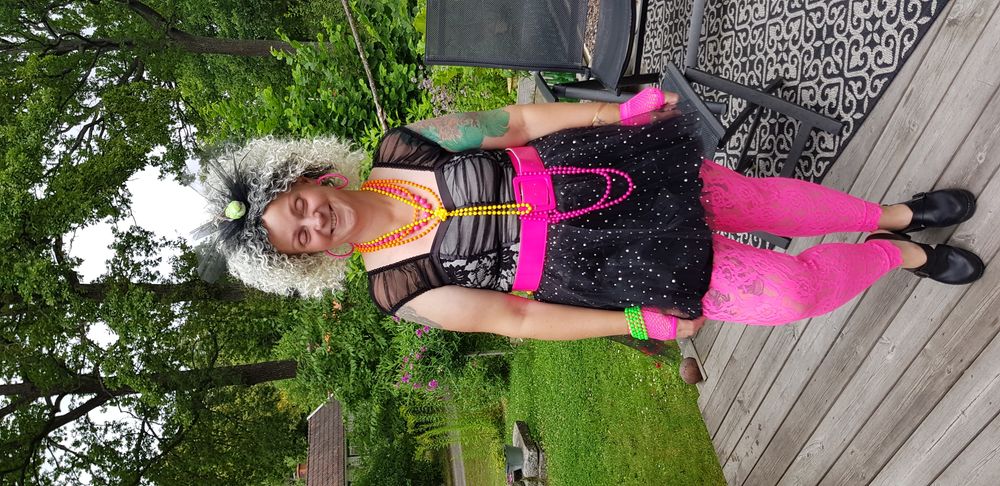 Tyllkjol Glittrande Svart