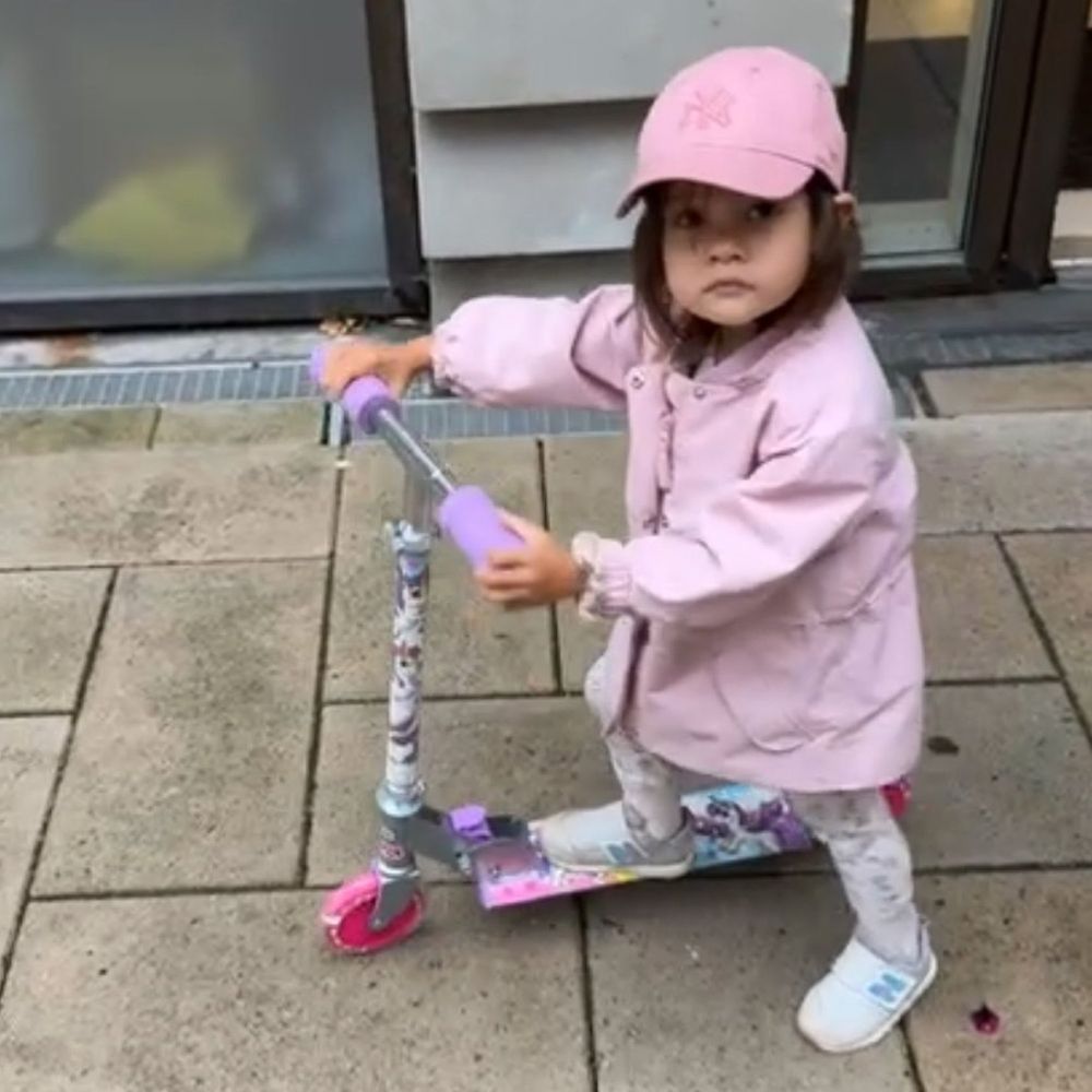 Unicorn Sparkcykel för Barn