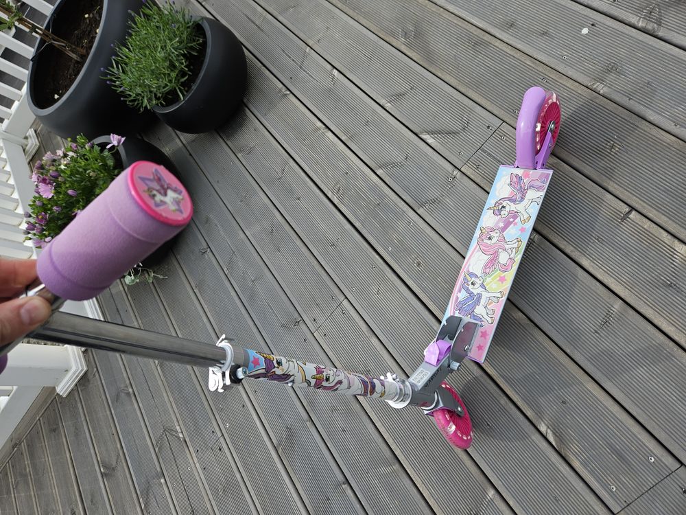 Unicorn Sparkcykel för Barn
