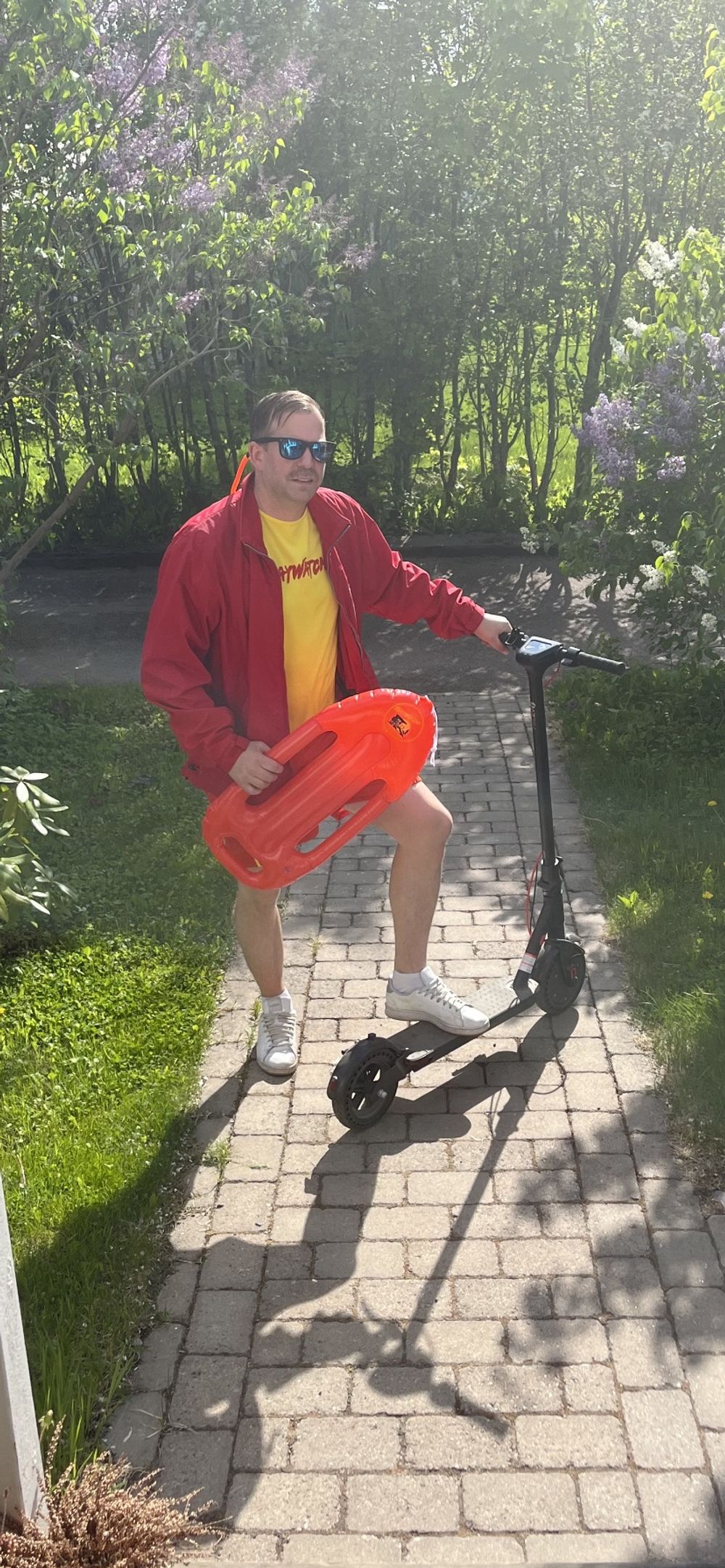 Oppblåsbar Baywatch Flytepute