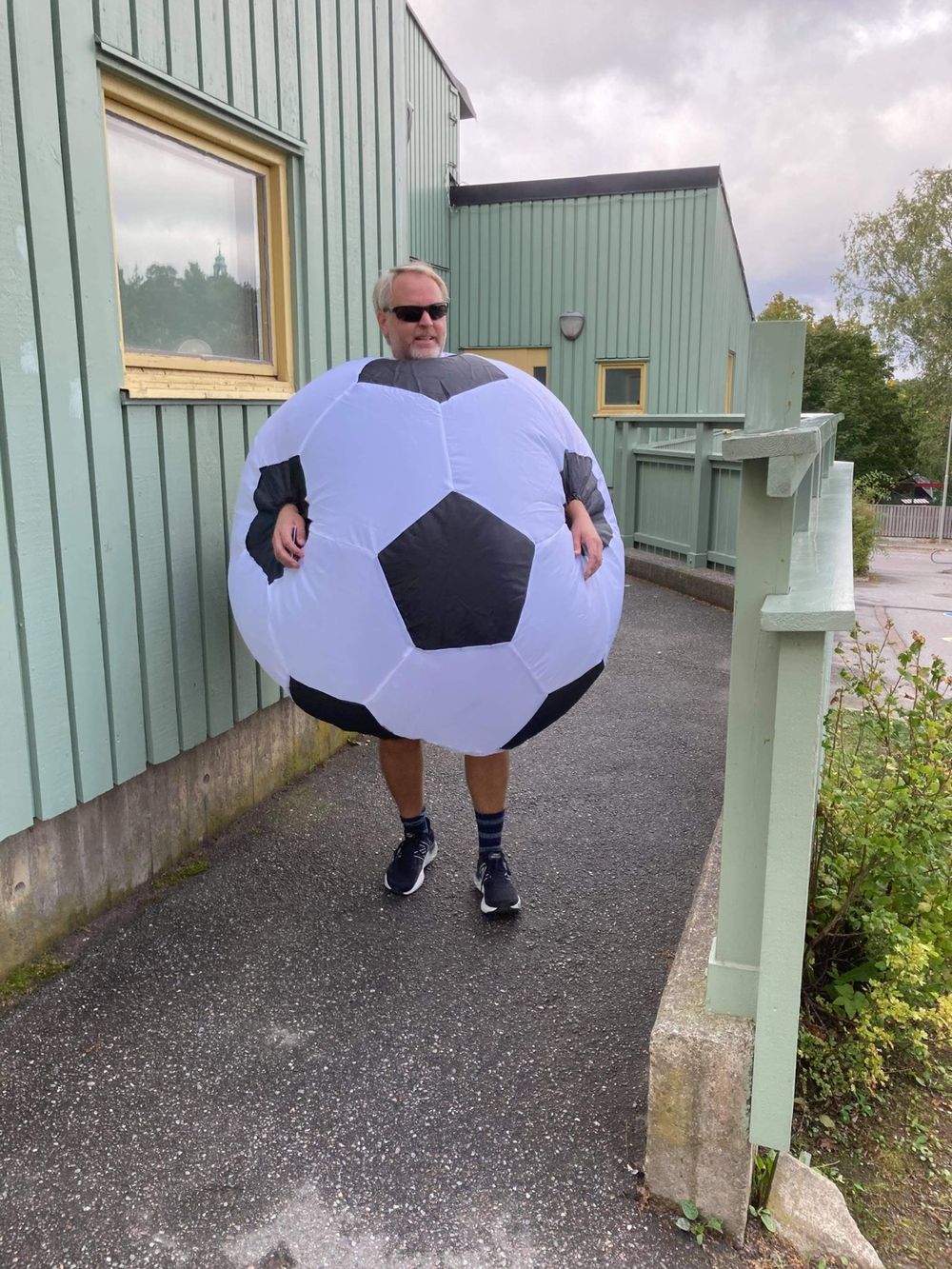 Uppblåsbar Fotboll Maskeraddräkt