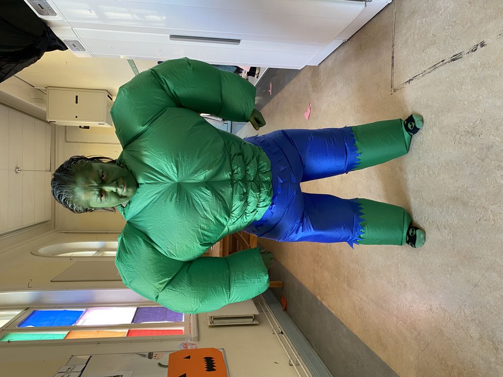 Oppblåsbart Hulken Kostyme