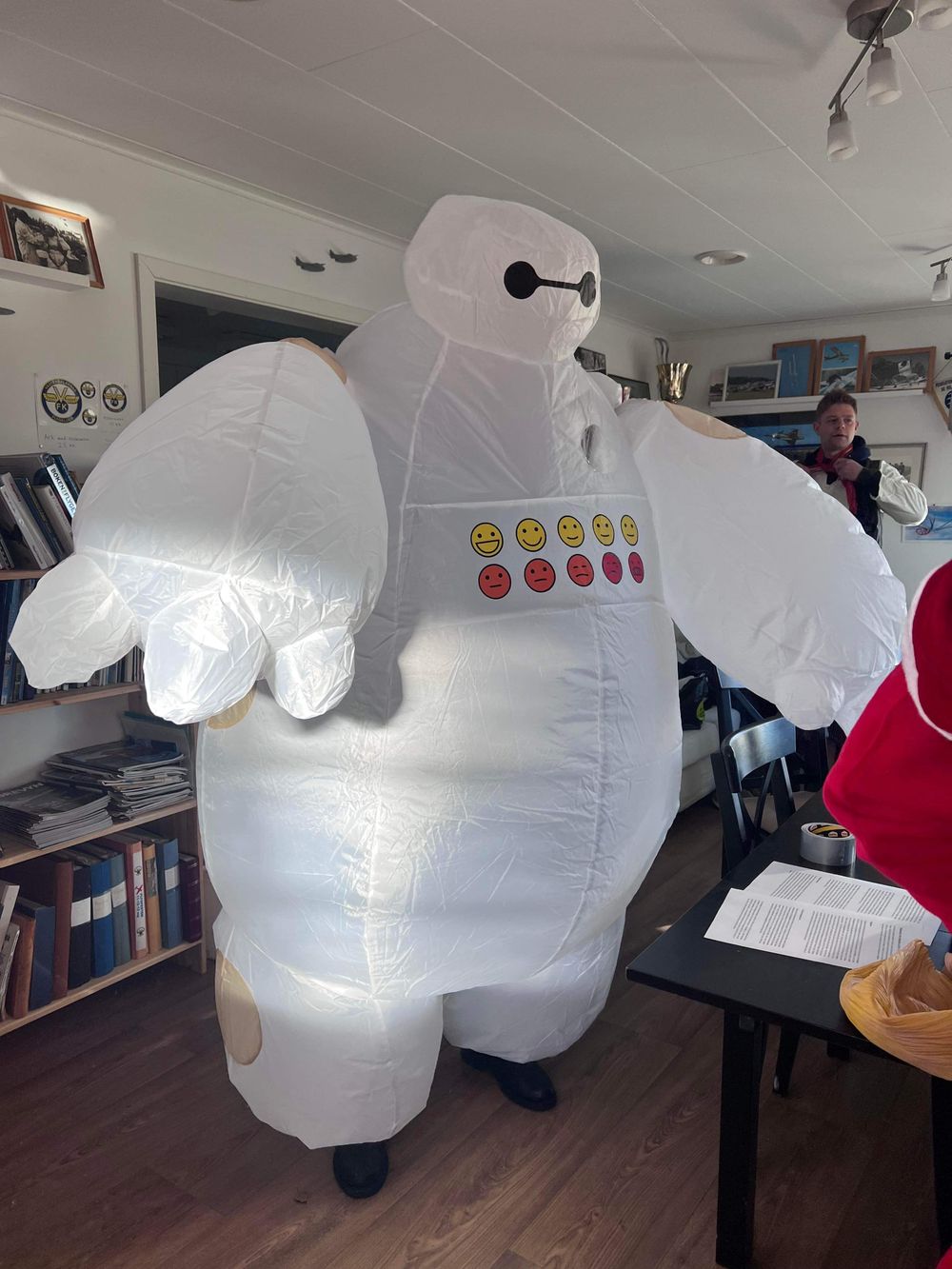 Oppblåsbar Tykk Robot Kostyme