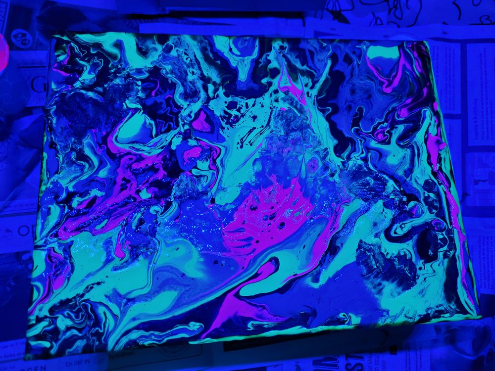 UV Neon Plakatmaling