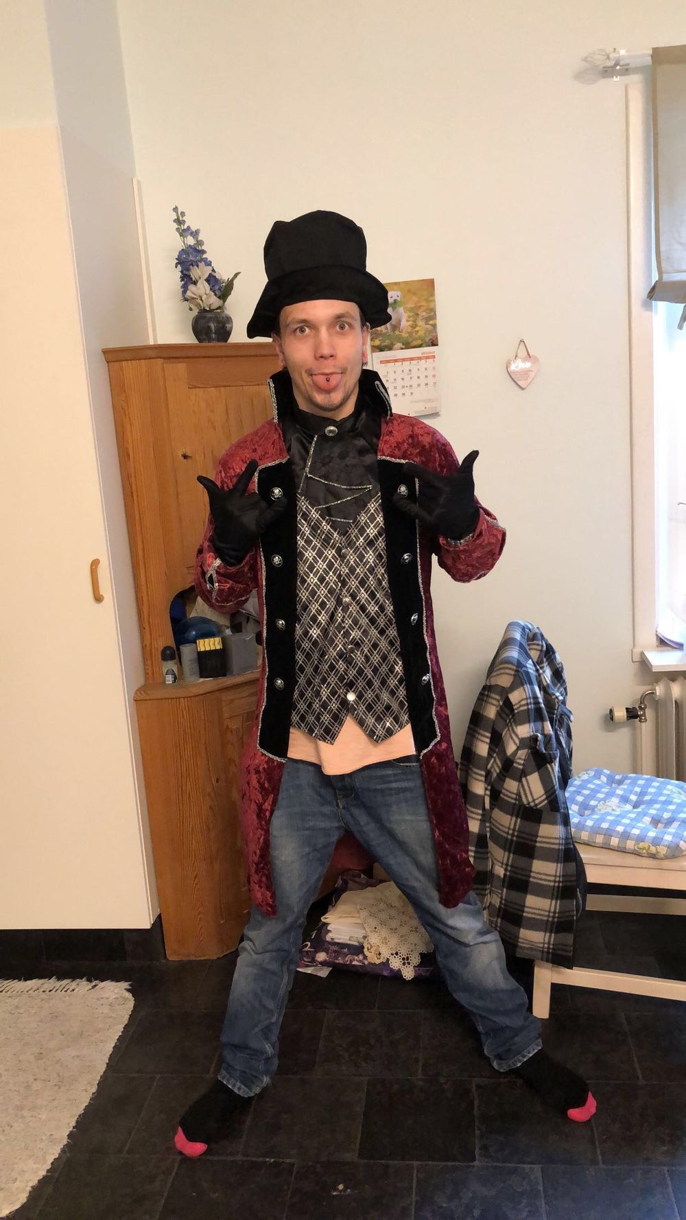 Viktoriansk Vampyr Halloween Kostyme