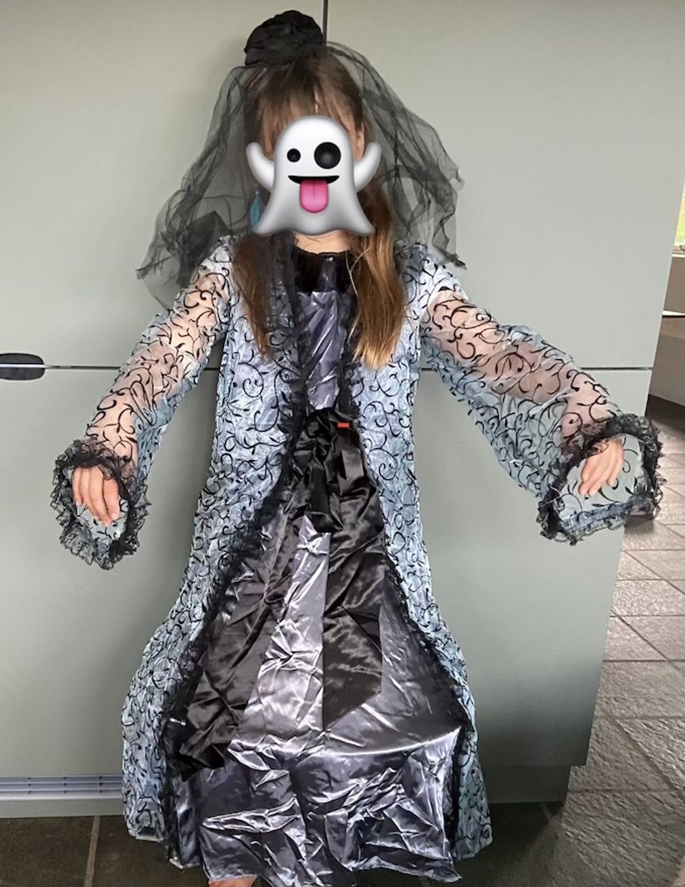 Zombiebrud Barnekostyme