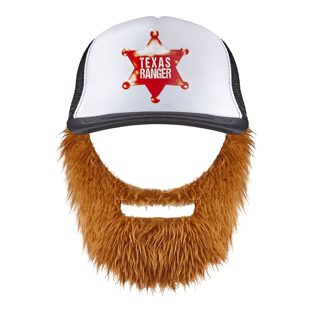 Cap Texas Ranger med Skjegg