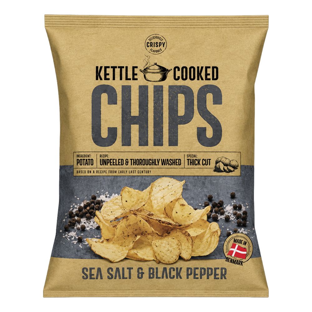 Kettle Cooked Salt & Peppar Chips
