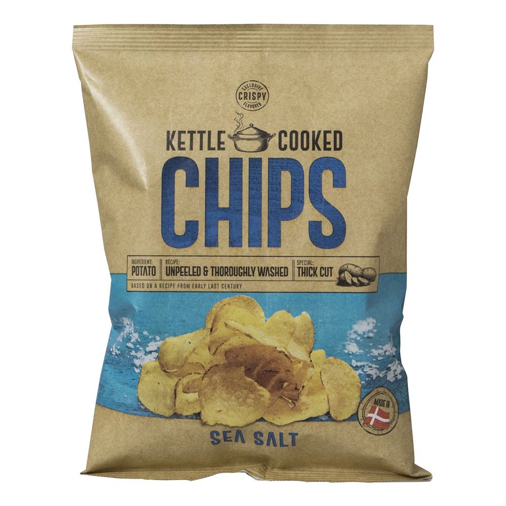 Kettle Cooked Seasalt Chips