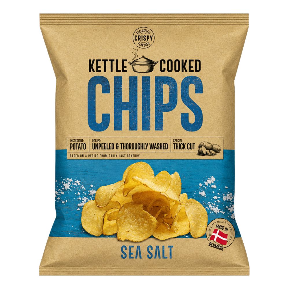 Kettle Cooked Seasalt Chips