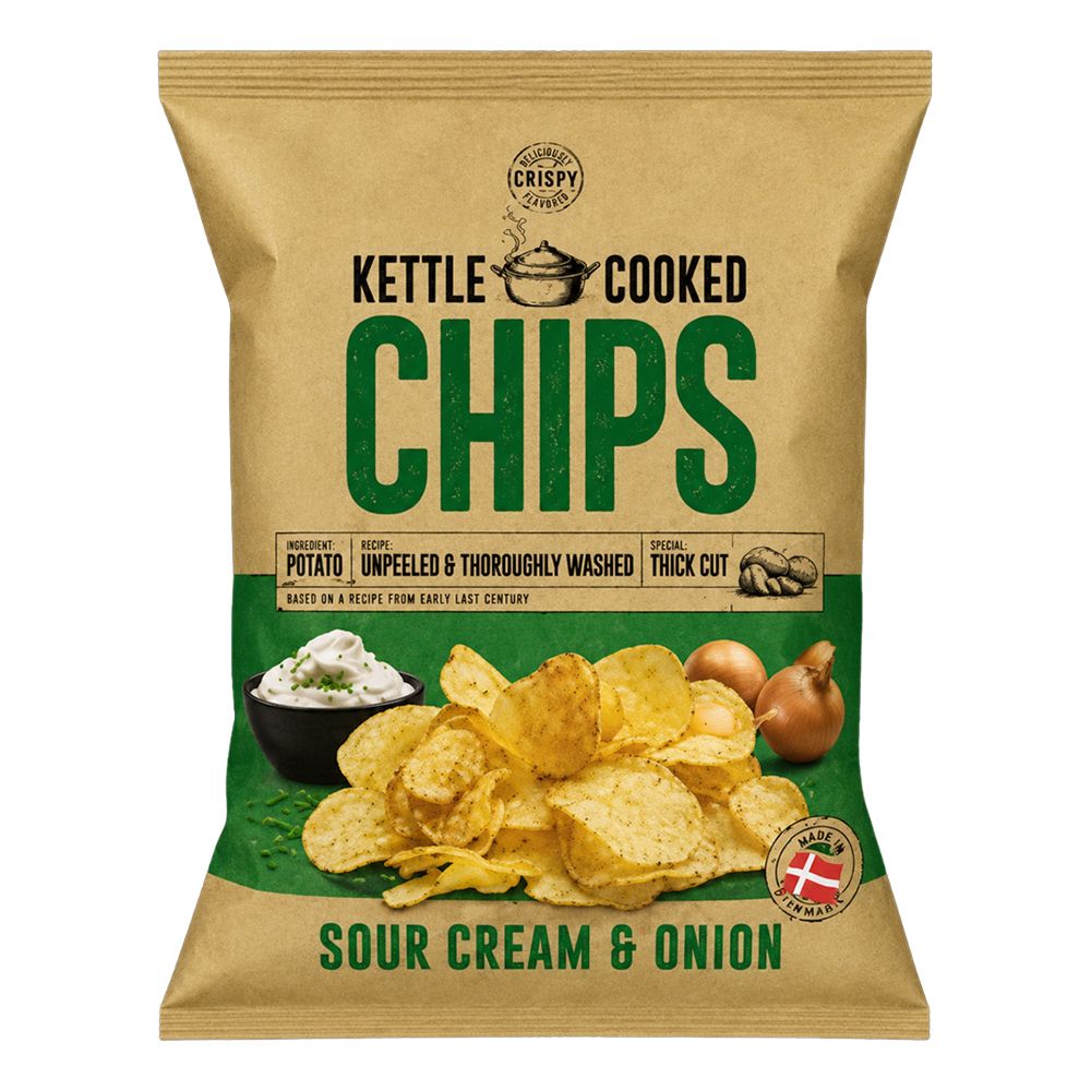Kettle Cooked Sourcream & Onion Chips