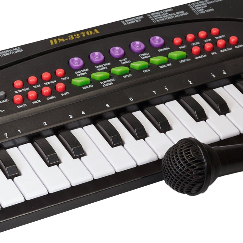 Keyboard med Mikrofon
