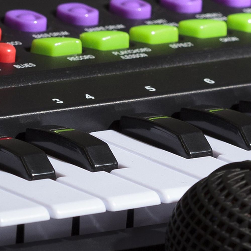 Keyboard med Mikrofon