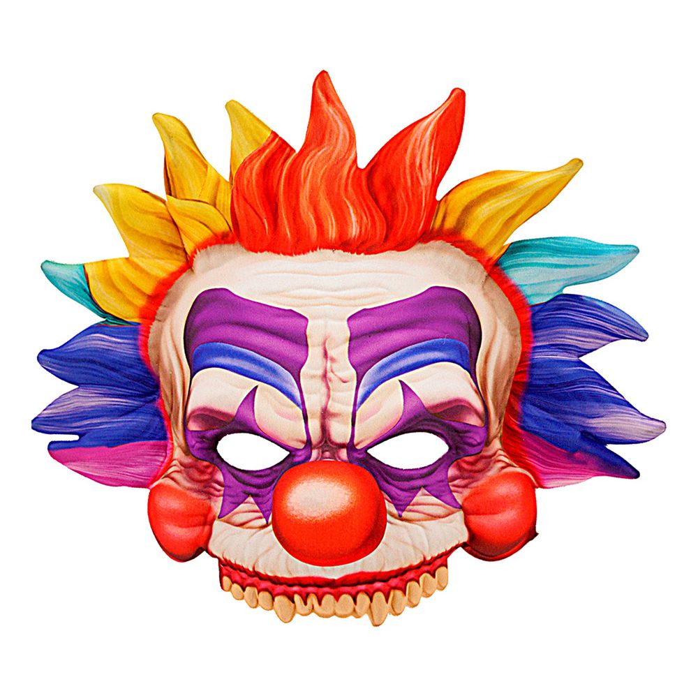 Killer Klovn Maske Flerfarvet