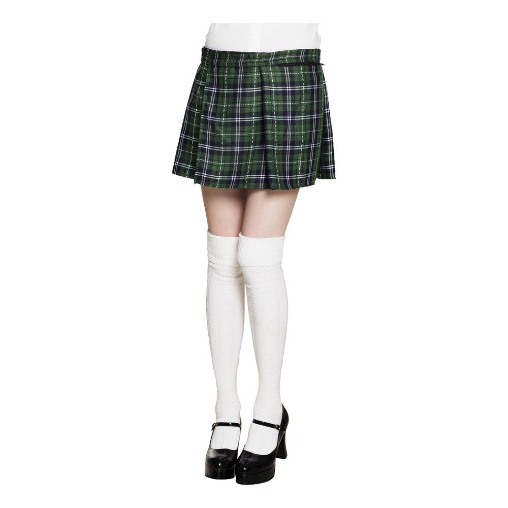 Kilt Dam Skotskrutig Grön
