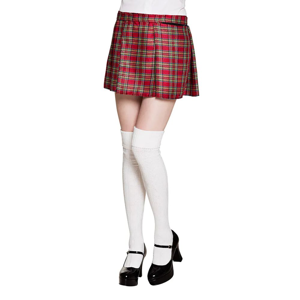 Kilt Dam Skotskrutig Röd
