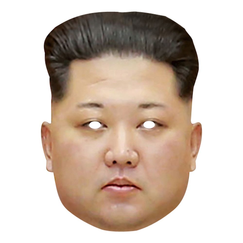 Kim Jong Un Pappmaske