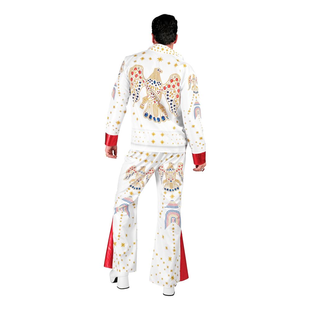King of Rock Hvid Kostume