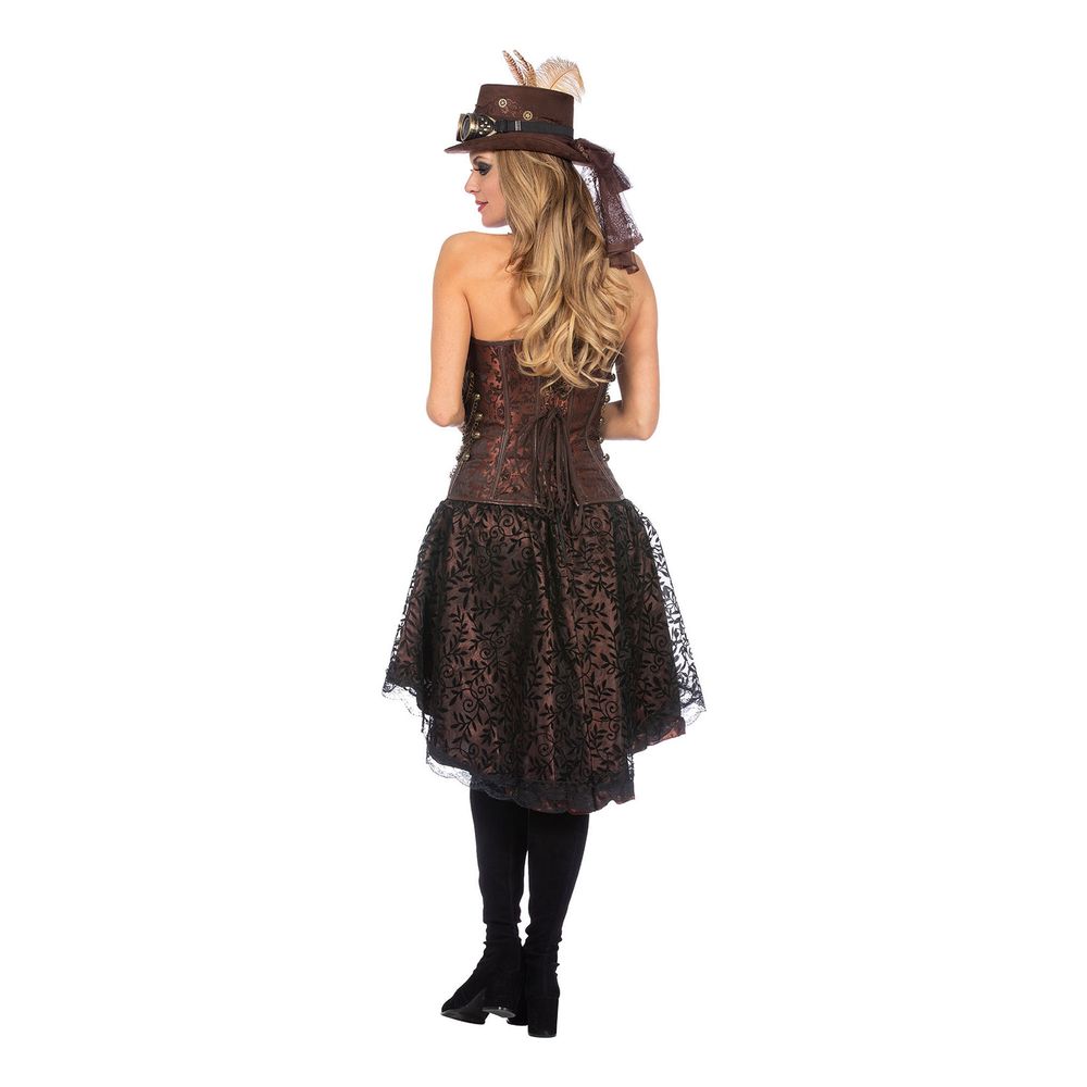 Skjørt Steampunk Brun