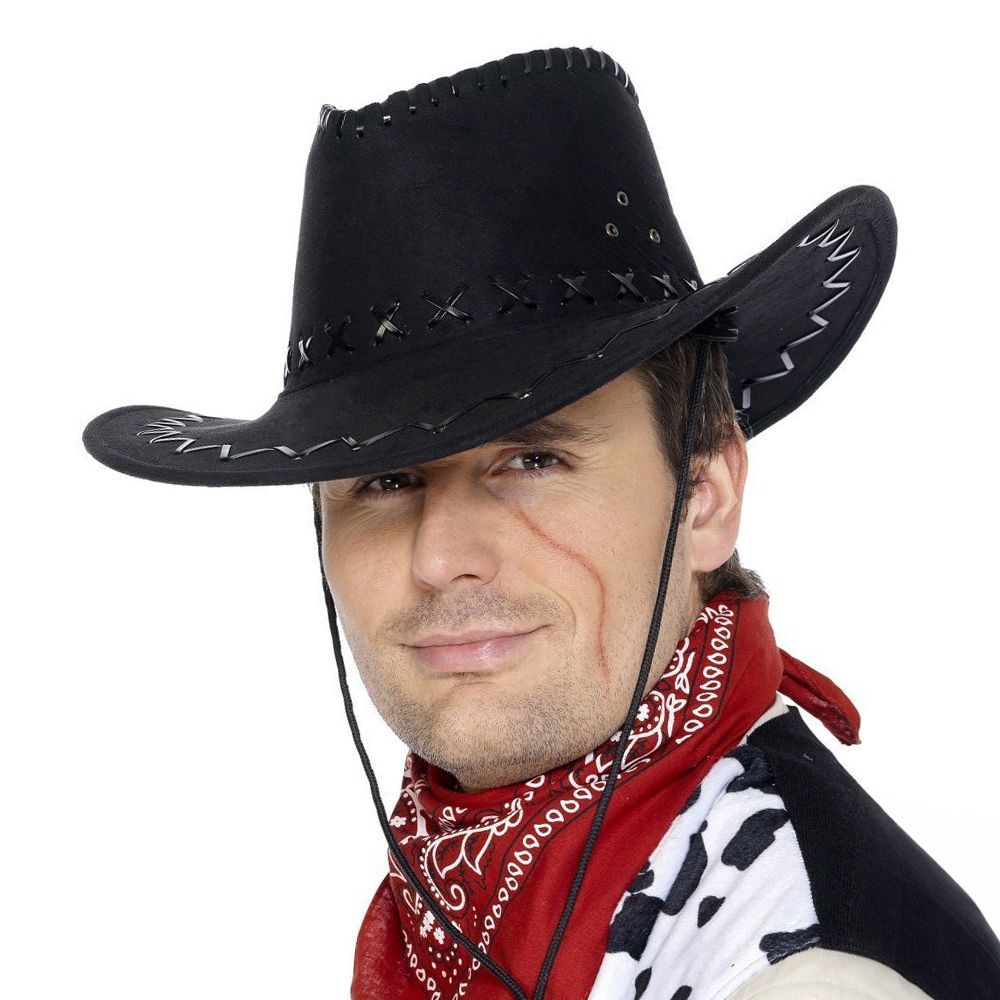 Klassisk Cowboyhatt Svart