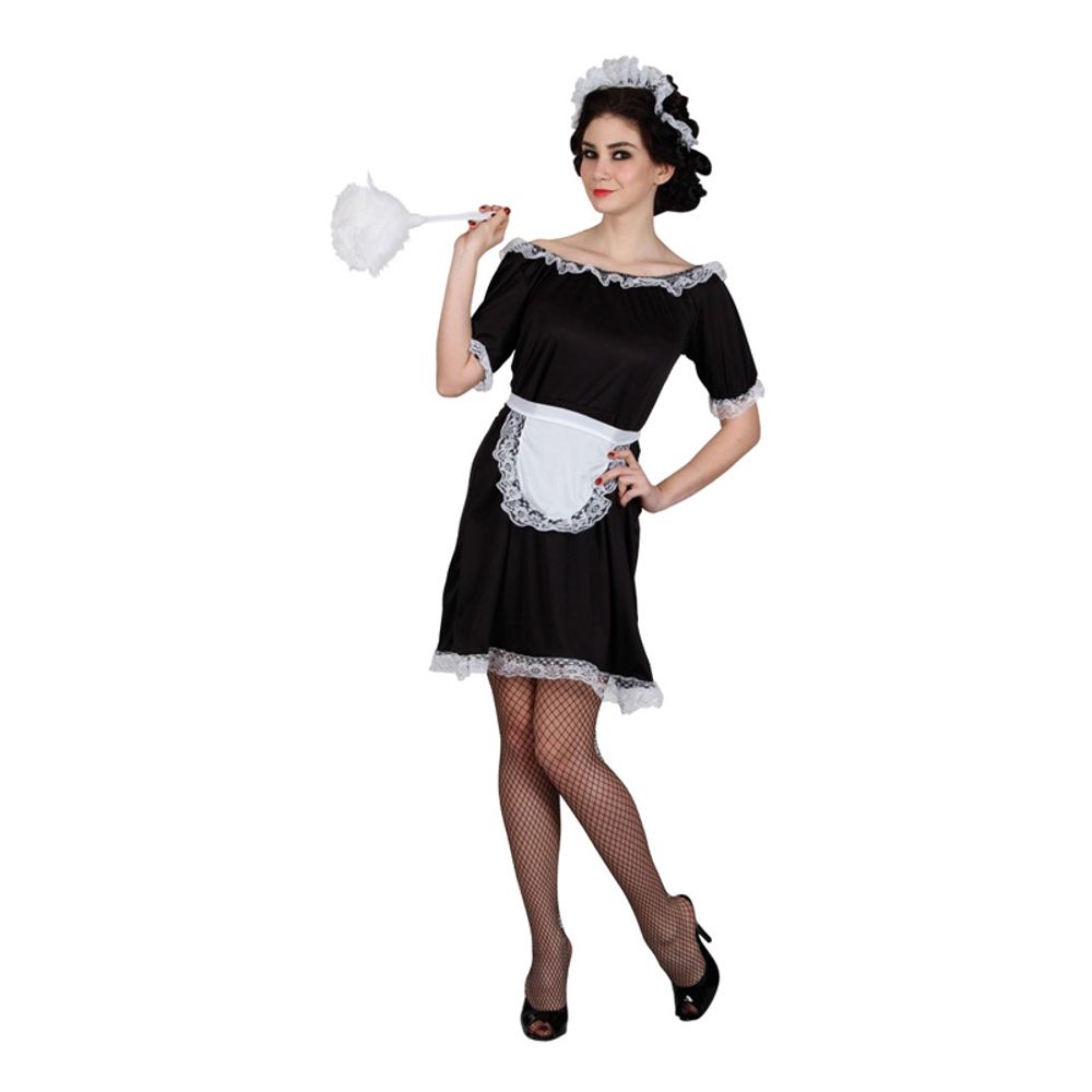 Klassisk French Maid Budget Kostyme