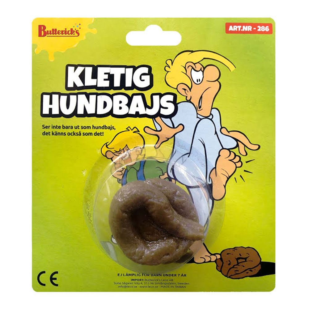 Butterick's Tarttuva Koirankakka Pilailutuote